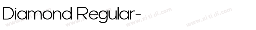 Diamond Regular字体转换